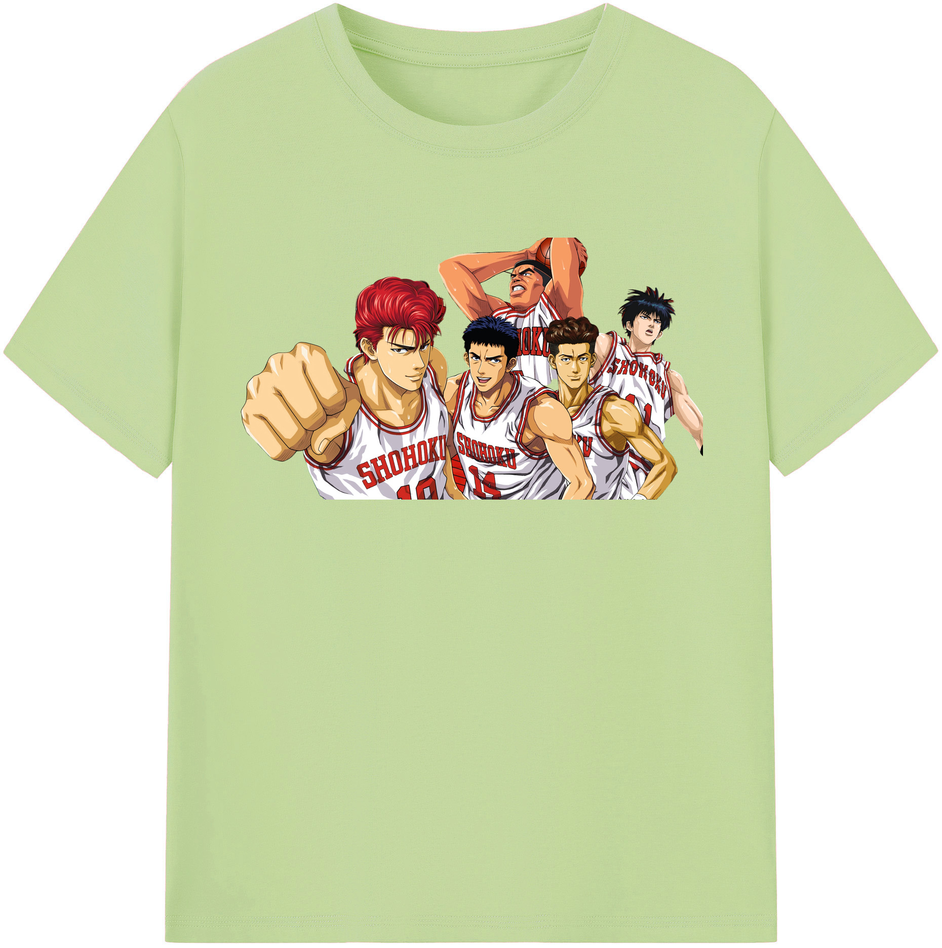 （画像用） SLAM DUNK／スラムダンク 綿100％半袖Tシャツ（フロントプリント）